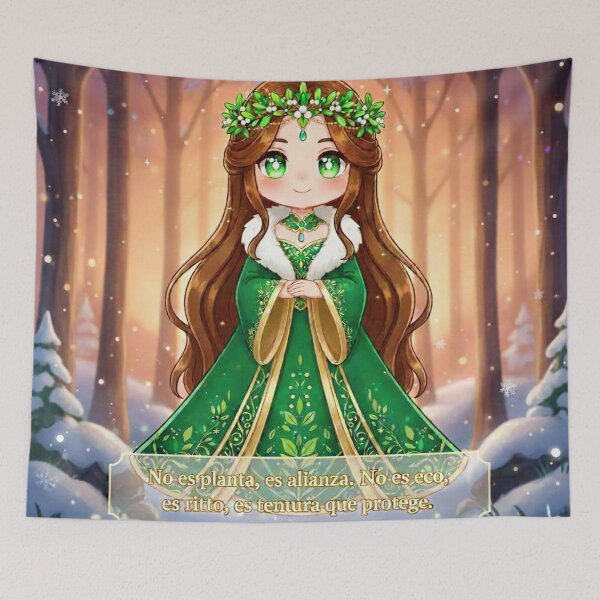 Item preview, Christmas forest spirit designed and sold by Ecosetereos.