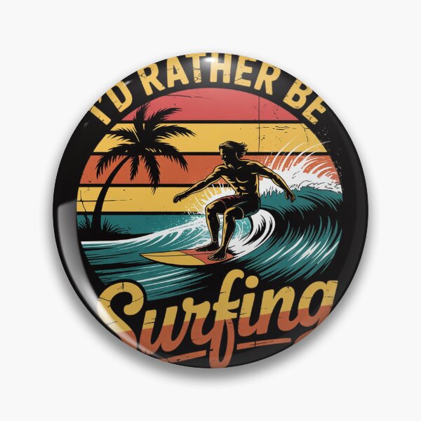Item preview, I'd Rather Be Surfing - Beach Surfing Surfingboard designed and sold by margaridroso.