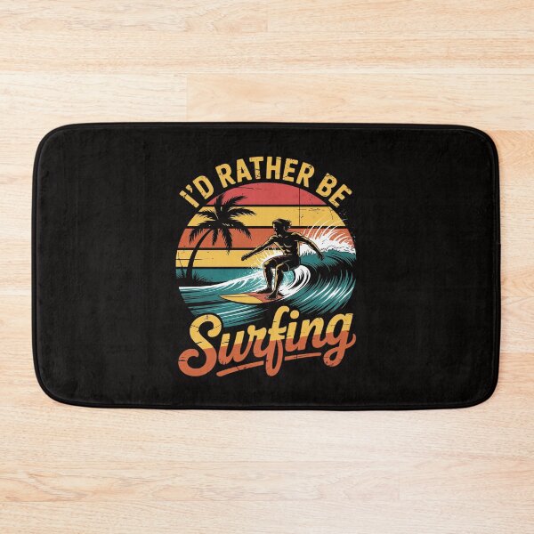 Item preview, I'd Rather Be Surfing - Beach Surfing Surfingboard designed and sold by margaridroso.