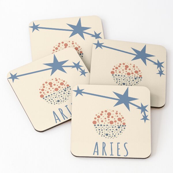Item preview, Minimalist Aries Zodiac Constellation Art designed and sold by capricedefille.