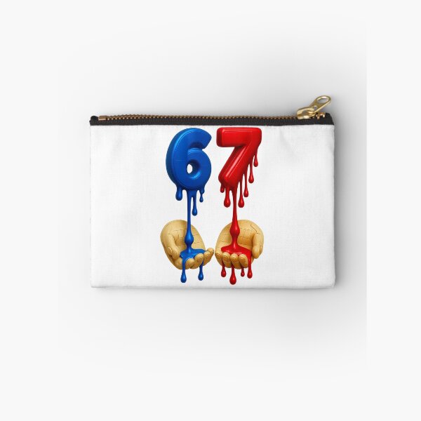 Item preview, 67 Meme Red and Blue Design designed and sold by The Art by Rossouw.