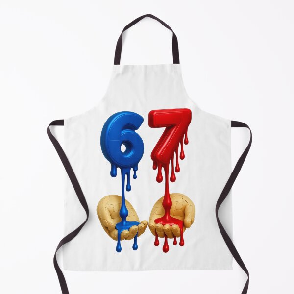 Item preview, 67 Meme Red and Blue Design designed and sold by The Art by Rossouw.