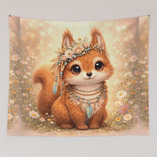 Item preview, Boho Squirrel designed and sold by mezzilicious.