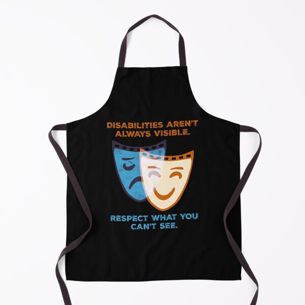 Item preview, Invisible Disability Visible Pain Theatre Mask designed and sold by Designs by Jesabee.