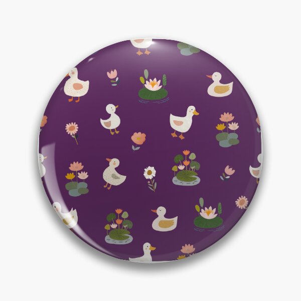 Item preview, Ducks & Lily Pads on Dark Purple designed and sold by KSimpson838.
