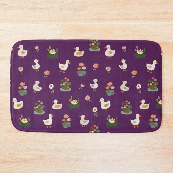 Item preview, Ducks & Lily Pads on Dark Purple designed and sold by KSimpson838.