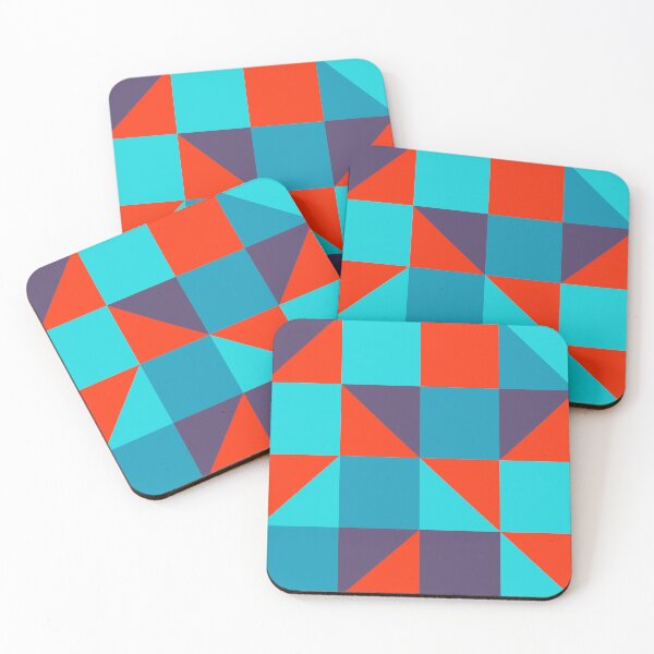Item preview, Spectral Design: Geometric Blue Red Violet designed and sold by Spectral2.