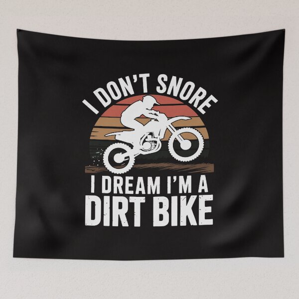 Item preview, I Don't Snore I Dream I'm a Dirt Bike Motocross Gift designed and sold by margaridroso.