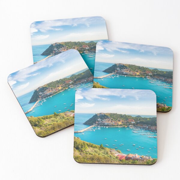 Item preview, Porto Ercole village and harbor in the bay, Tuscany, Italy designed and sold by Stefano Orazzini.