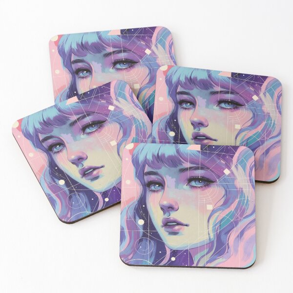 Item preview, Art Nouveau Portrait of a Woman with Flowers designed and sold by JonelleTshirts.