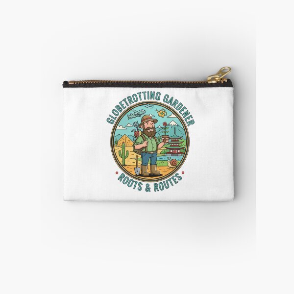 Item preview, Globetrotting Gardener Vintage Travel Logo Art designed and sold by Dariusz.K.