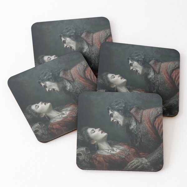 Item preview, Eternal Vampire Lovers – Dark Gothic Romance Art designed and sold by MythologyRealm.