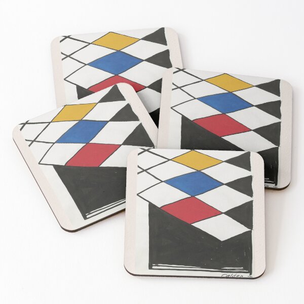 Item preview, Alexander Calder Faux Stained Glass Abstract designed and sold by LaFabricaArt.