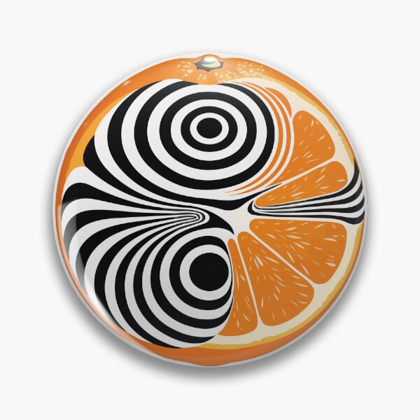 Item preview, Op Art Orange – Food Artist Collection designed and sold by Unurban.