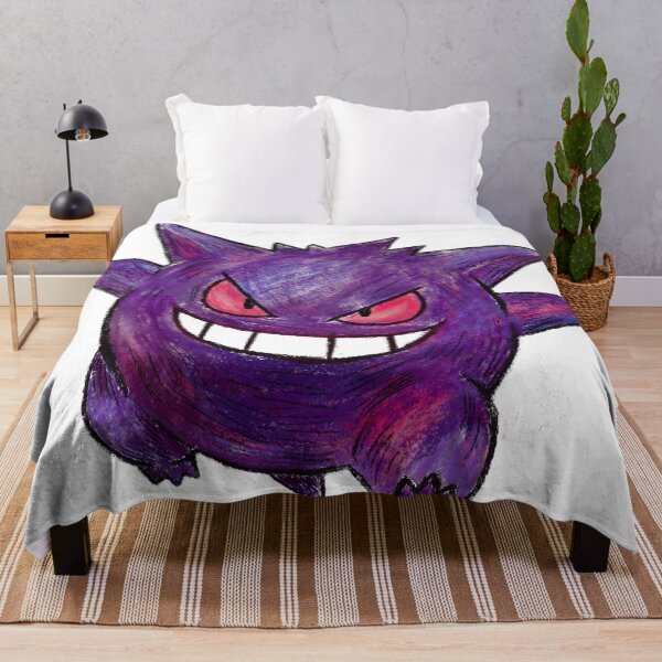 Item preview, Purple Ghost Monster - Crayon Style Illustration designed and sold by bermudavid.