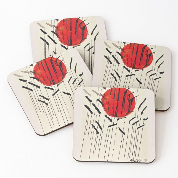 Item preview, Alexander Calder Red Sun Abstract Nature designed and sold by LaFabricaArt.