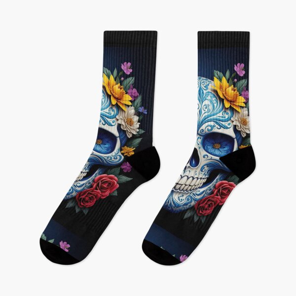 Item preview, Porcelain Skull Blooming with Roses designed and sold by Grafititee.