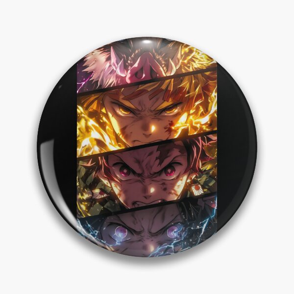 Item preview, Demon Slayer Kimetsu no Yaiba Characters – Epic Anime Group Artwork 6 designed and sold by PosterFuel.