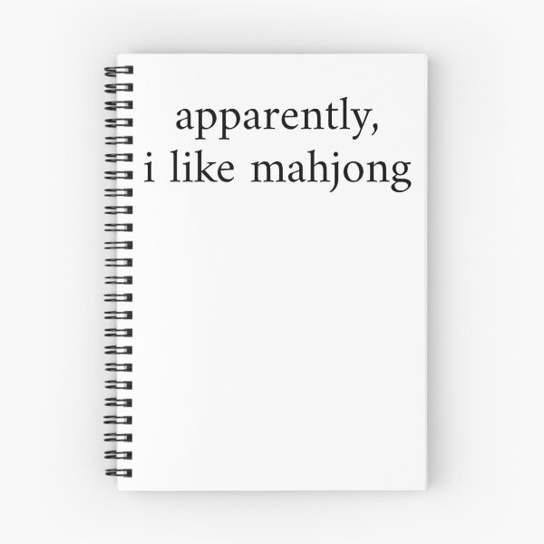 Item preview, Apparently I Like Mahjong designed and sold by stephenflashart.