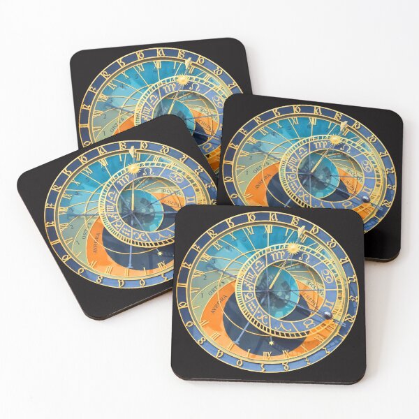 Item preview, Prague Astrological Clock in LEO designed and sold by empanadilla.