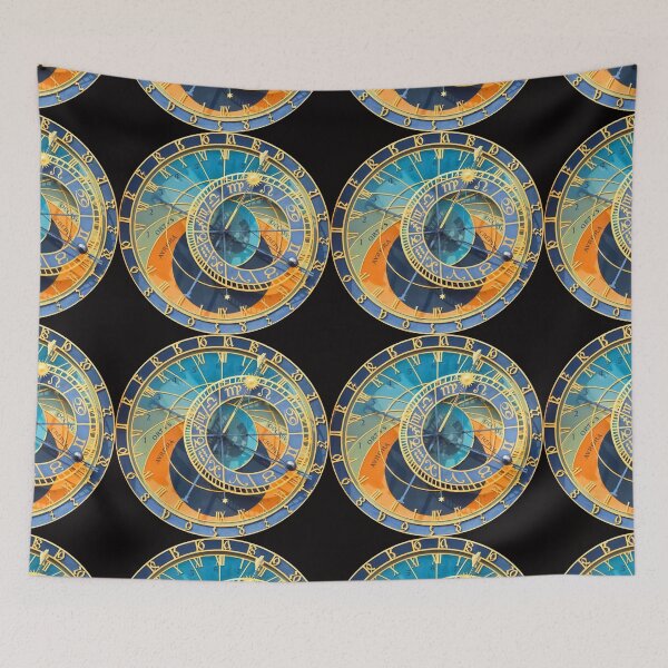 Item preview, Prague Astrological Clock in LEO designed and sold by empanadilla.