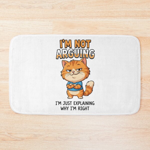 Item preview, Sarcastic Cat Shirt I'm Not Arguing designed and sold by Quillway.