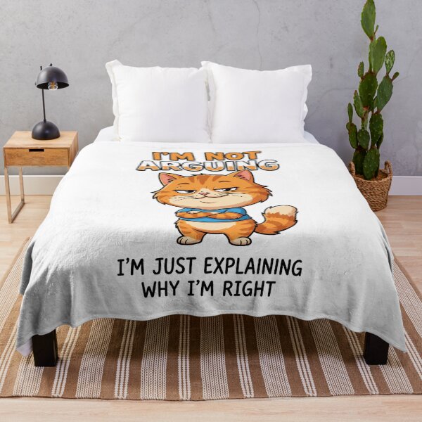 Item preview, Sarcastic Cat Shirt I'm Not Arguing designed and sold by Quillway.