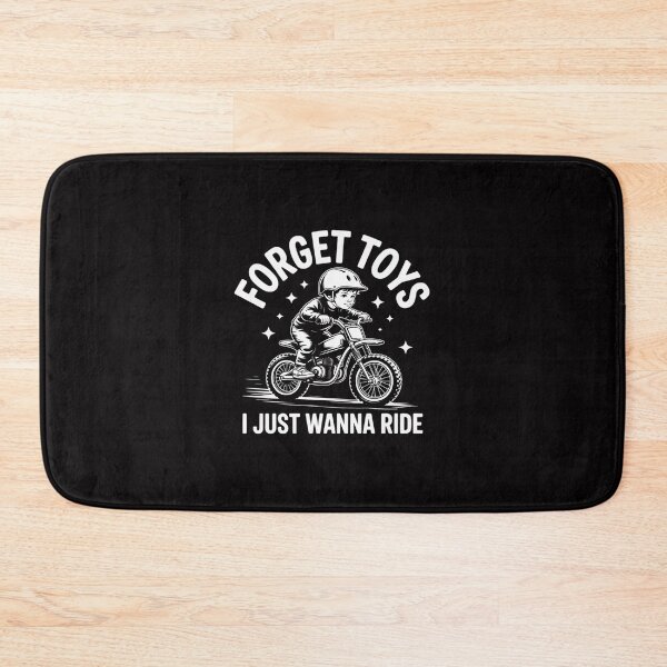 Item preview, Forget Toys I Just Wanna Ride Dirt Bike Rider Boys Motocross designed and sold by Minoloinan.