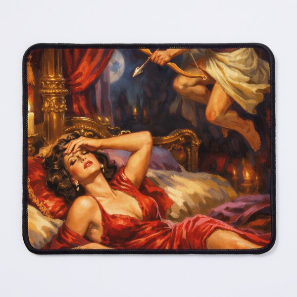 Item preview, Lovesick Femme Fatale - Campy Rococo Valentine designed and sold by kornkobart.