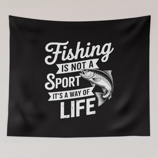 Item preview, Fishing Is Not A Sport It's A Way Of Life - Fish Fisherman designed and sold by Minoloinan.