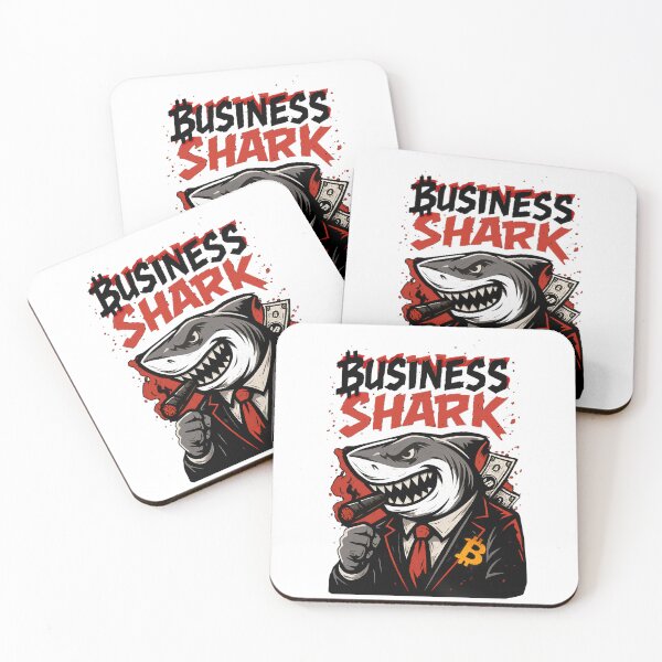 Item preview, Savage Business Shark designed and sold by BitCrop.
