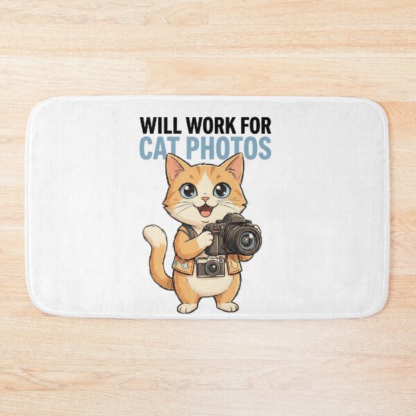 Item preview, Will Work for Cat Photos designed and sold by Quillway.