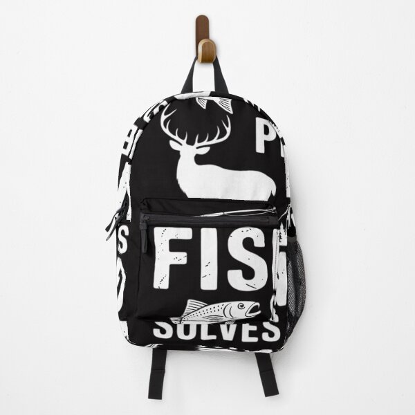 Item preview, Fishing Hunting Solves Problems Hobby Sports designed and sold by Minoloinan.