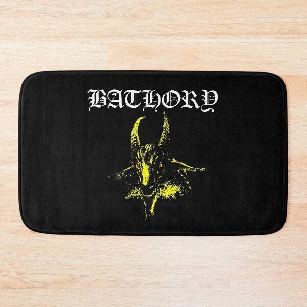 Item preview, Bathory - Yellow Goat black metal design designed and sold by Dollycat Industries.