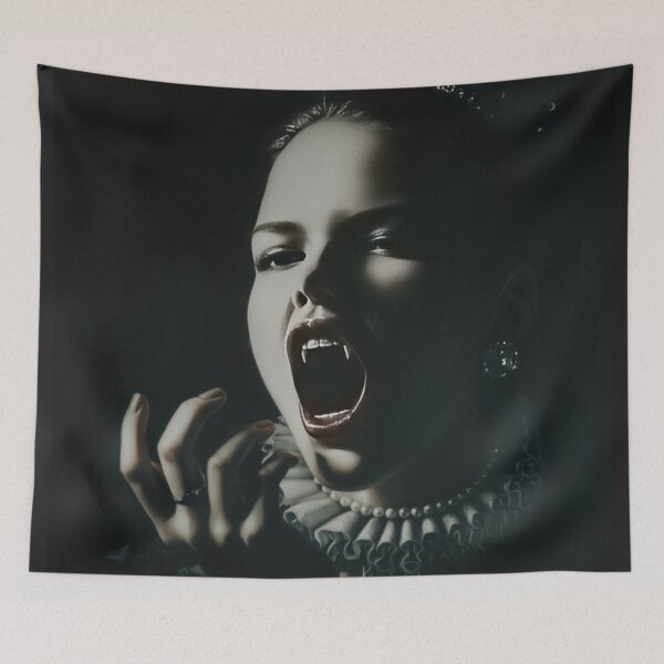Item preview, Vampire Queen – Dark Gothic Royal Portrait designed and sold by MythologyRealm.