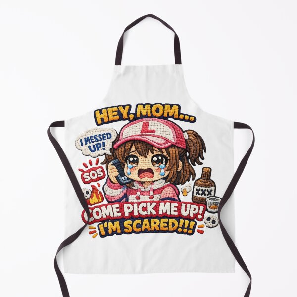 Item preview, Embroidered Crying Anime Girl "Messed Up" Meme designed and sold by newvisionart191.