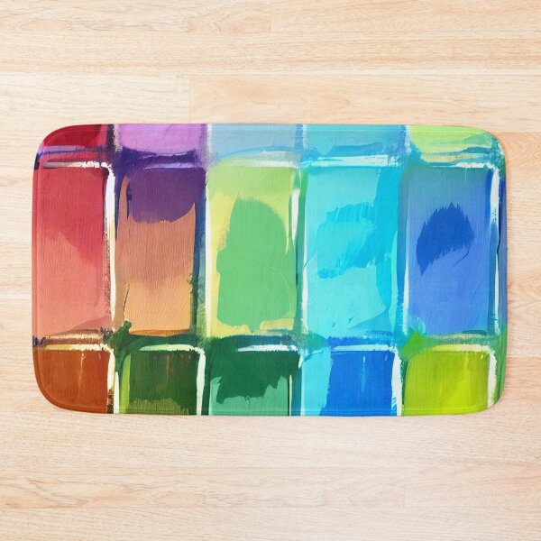 Item preview, Vibrant Rainbow Mosaic Abstract designed and sold by capricedefille.