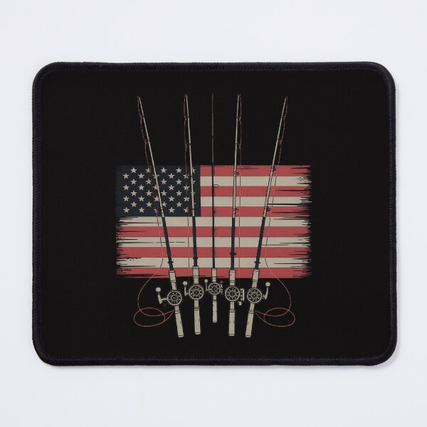 Item preview, Fishing American Flag Fishing Women Girls Kids Men designed and sold by Minoloinan.