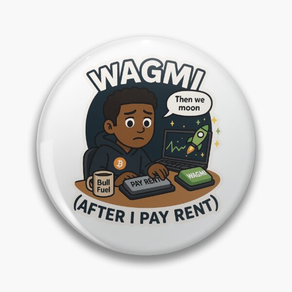 Item preview, WAGMI TRADER BOY After I Pay Rent designed and sold by DivinelyAligned8.