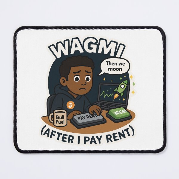 Item preview, WAGMI TRADER BOY After I Pay Rent designed and sold by DivinelyAligned8.