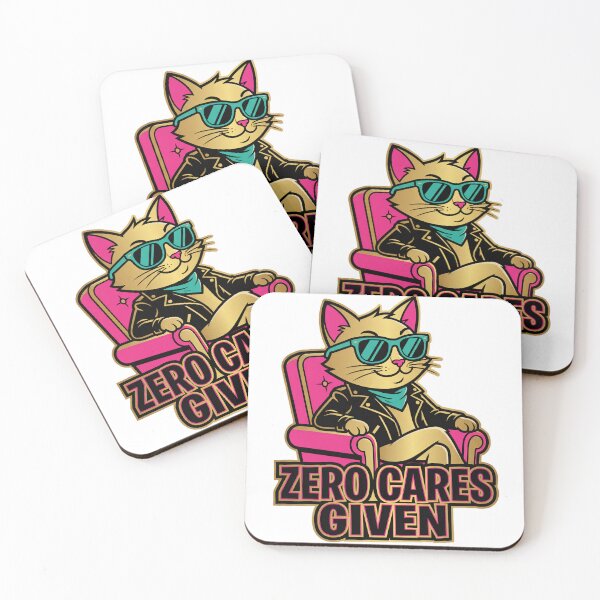 Item preview, Zero Cares Given Cat Attitude designed and sold by Quillway.