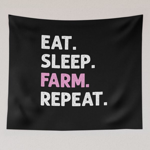 Item preview, Eat Sleep Farm Repeat Farming Farmer designed and sold by JRRTs.