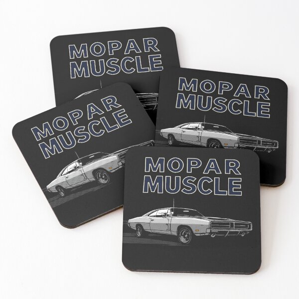 Item preview, Mopar Muscle, designed for black fabrics  designed and sold by SteadyRolling.