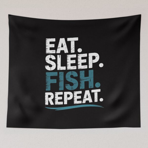 Item preview, Eat Sleep Fish Repeat Men Women Kids Fishing Boys designed and sold by Minoloinan.