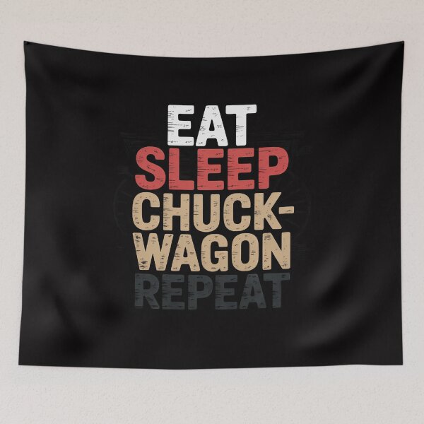 Item preview, Eat Sleep Chuckwagon Racing Repeat Player Gift Idea designed and sold by Minoloinan.