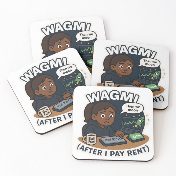 Item preview, WAGMI TRADER Girl After I Pay Rent designed and sold by DivinelyAligned8.