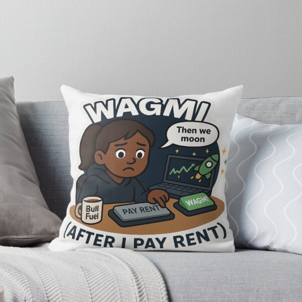Item preview, WAGMI TRADER Girl After I Pay Rent designed and sold by DivinelyAligned8.