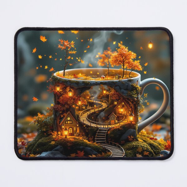 Item preview, Mug of Cozy Wonders designed and sold by Neon Nova Studio.