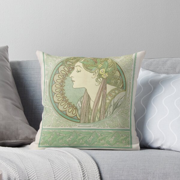 Item preview, Alphonse Mucha Laurel Art Nouveau designed and sold by LaFabricaArt.