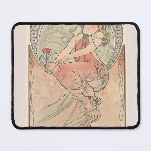 Item preview, Alphonse Mucha Art Nouveau Painting designed and sold by LaFabricaArt.